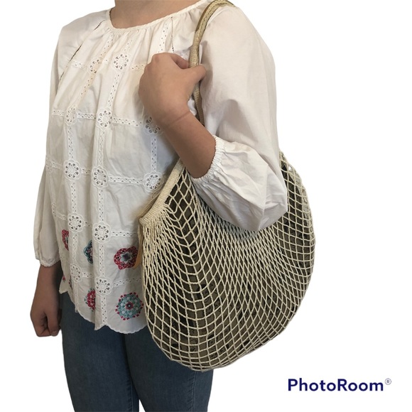 Jack Gommes Netted Shopping Bag/Tote/Large - Picture 7 of 12